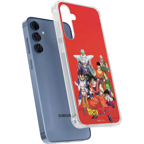 Dragon Ball Z Group Galaxy A35 5G Clear Case